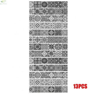 สติกเกอร์ไวนิล รูปกระเบื้องเซรามิค 3D สําหรับติดตกแต่งผนังบันได