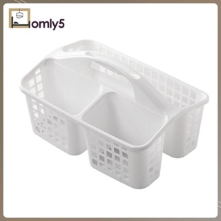 [Homyl5] ตะกร้าอาบน้ํา พร้อมที่จับ PP ขนาด 32x23x19 ซม. สําหรับอ่างล้างจาน