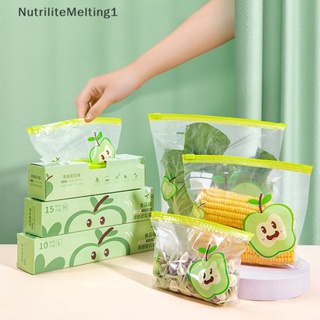 [NutriliteMelting1] ถุงซิปล็อค กันรั่วซึม ใช้ซ้ําได้ สําหรับเก็บอาหาร [TH]