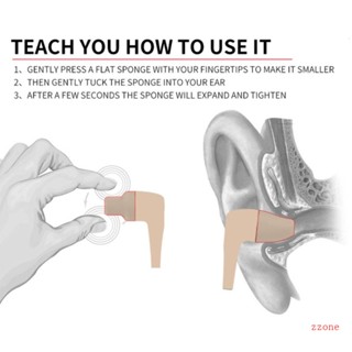 Zzz จุกหูฟังซิลิโคน แบบนิ่ม เส้นผ่าศูนย์กลาง 4 9 มม. - 6 มม. สําหรับหูฟังอินเอียร์