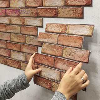 【COLORFUL】Wall Stick Removable Tile Waterproof 35*38cm 350*380mm Brick Decoration