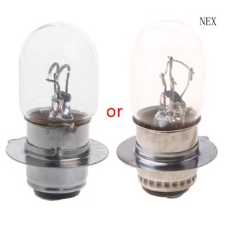 Nex Bright P15D-25-1 สําหรับ DC 12V 35W ไฟหน้า สีขาว ไฟแสดงสถานะ หลอดไฟ สําหรับรถจักรยานยนต์ ยานพาหนะไฟฟ้า