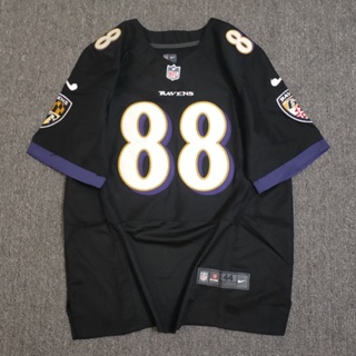 เสื้อกีฬารักบี้แขนสั้น ทรงหลวม ลายทีมชาติฟุตบอล Nfl Jersey American Football Jersey สไตล์ฮิปฮอป