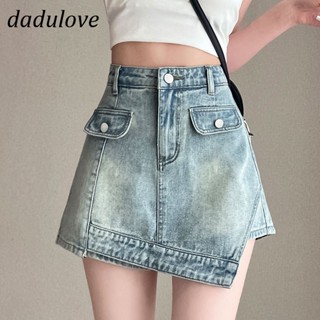 DaDulove💕 New Korean Version of Ins High Street Retro Denim Shorts Niche High Waist A- line Pants Large Size Hot Pants