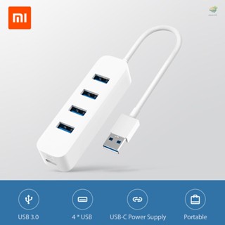 Xiaomi ฮับ USB 3.0 4 ช่อง ความเร็วสูง USB-C Hab TF Card Reader All In One สําหรับคอมพิวเตอร์ PC