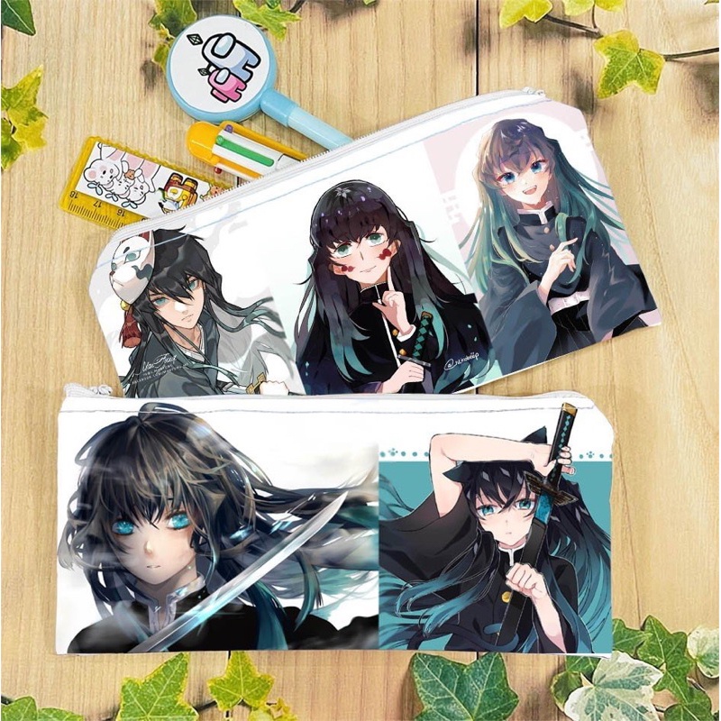 เคสปากกา Tokitou muichirou kimetsu no yaiba / กระเป๋าสตางค์ปากกา Tokitou muichirou