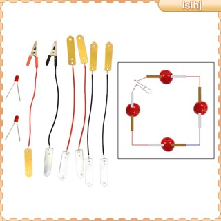 [Lslhj] ชุดทดลองวิทยาศาสตร์ พร้อมแผ่นทองแดง แผ่นสังกะสีไฟฟ้าฟิสิกส์ สําหรับเด็กผู้ชาย และเด็กผู้หญิง