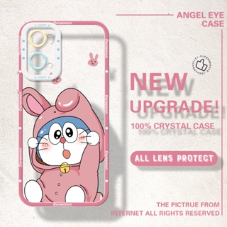 เคสโทรศัพท์มือถือแบบนิ่ม TPU ใส กันรอยกล้อง ลายโดราเอมอนน่ารัก สําหรับ OPPO A11 A11x A11s A11k A12 A12s A15 A15s A16 A16e A16K