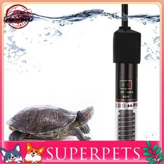 &lt;COD&gt; แท่งทําความร้อน 25W 50W พร้อมไฟแสดงสถานะ สําหรับตู้ปลาน้ําเค็ม