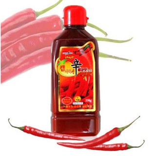 พร้อมส่ง 캡사이신소스 ซอสพริกเกาหลี Chungwoo Capsaicin Super Hot &amp; Spicy Sauce 550g