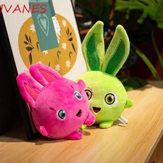 IVANES Sunny Bunnies ตุ๊กตายัดนุ่น ผ้ากํามะหยี่ขนนิ่ม รูปสัตว์ สีรุ้ง สร้างสรรค์ ของขวัญวันเกิด สําหรับตกแต่งบ้าน โซฟา