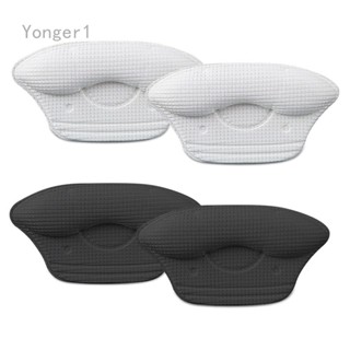 Yonger แผ่นสติกเกอร์ติดส้นเท้า ปรับได้ กันรองเท้าสึกหรอ สําหรับผู้หญิง 1 คู่