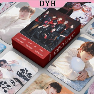 ENHYPEN การ์ด โปสการ์ด Sacrifice KPOP LOMO Card 55 ชิ้น/กล่อง
