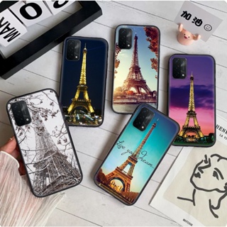 เคสโทรศัพท์มือถือแบบนิ่ม ลายหอไอเฟล ปารีส C43 สําหรับ OPPO F17 A74 A95 F19 Pro Find X3 Lite Neo R9 F1 Plus