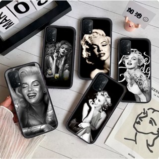 เคสโทรศัพท์มือถือแบบนิ่ม ลายสัก Marilyn Monroe C55 สําหรับ OPPO A73 A91 F15 A92 A72 A52 A93 A94 4G F5 A73 F7 F9 A7X F11 A9 F11 Pro