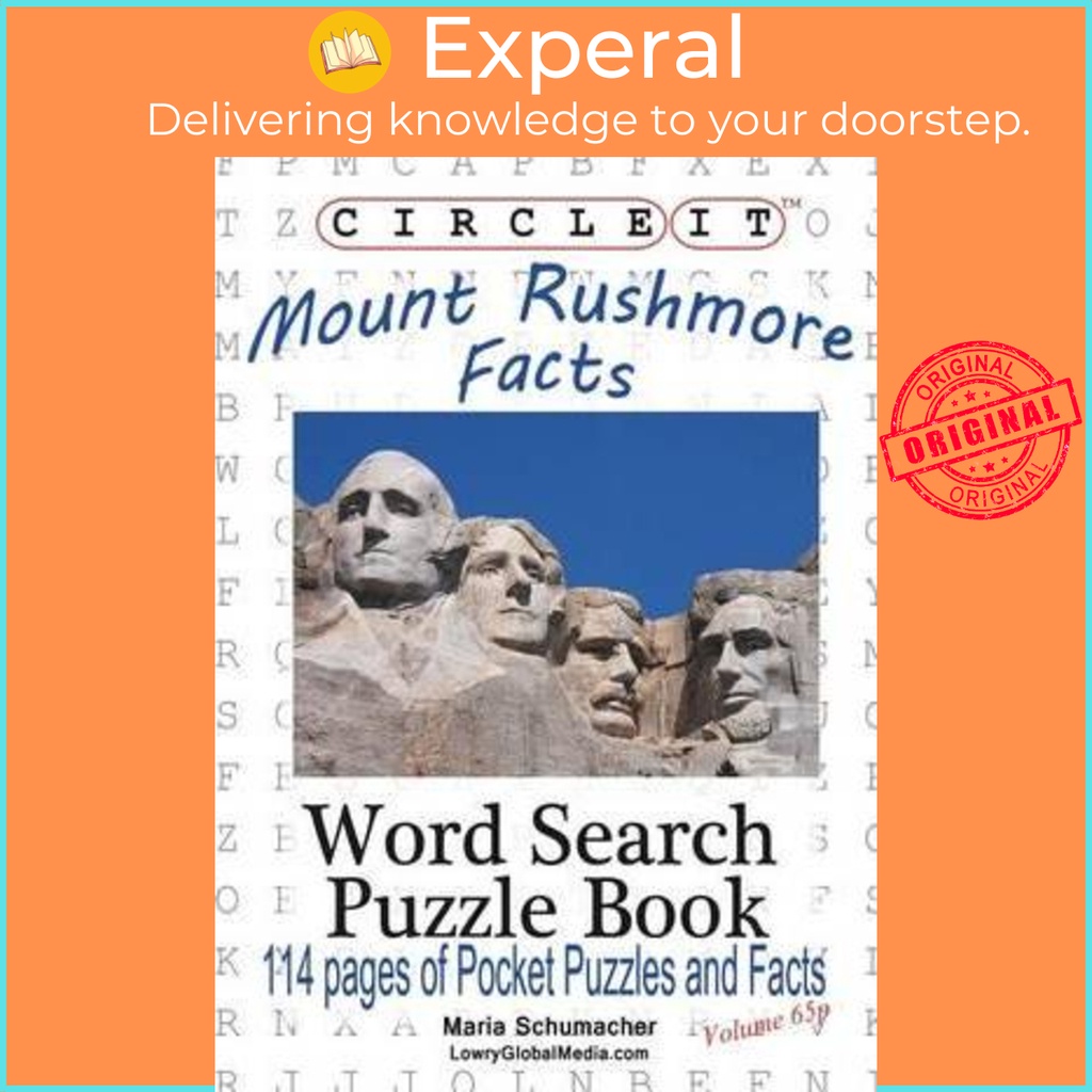 Circle It, Mount Rushmore Facts, Pocket Size, ค้นหาคํา, Puzzle Book โดย Lowry Global Media LLC (ปกอ่