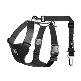 Onetigris  REX Car Use Dog Harness ชุดสุนัขพร้อมเซฟตี้เบลท์ (DG-XBD06A)