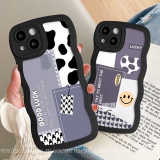 เคสโทรศัพท์มือถือ ขอบหยัก ลายเสือดาว หน้ายิ้ม สําหรับ Infinix Hot 20 12i 20s 12 Pro 10T 10s 11s NFC Smart 4 6 5 Plus Hot 9 11 8 10 12 Play 10 Lite Note 8 12 G96 12Pro 10Pro