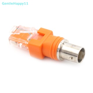 Gentlehappy อะแดปเตอร์เชื่อมต่อสายโคแอ็กเชียล ตัวเมีย BNC เป็นตัวผู้ RJ45 RJ45 เป็นตัวเชื่อมต่อ RF