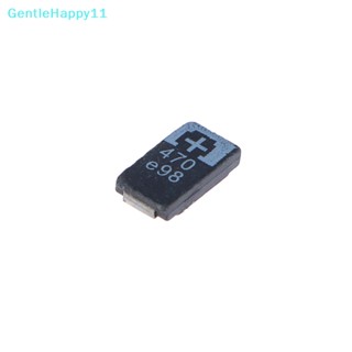 Gentlehappy ตัวเก็บประจุแทนทาลัม โพลิเมอร์ 2R5TPE470M9 470 2.5V 470UF SMD 5 ชิ้น