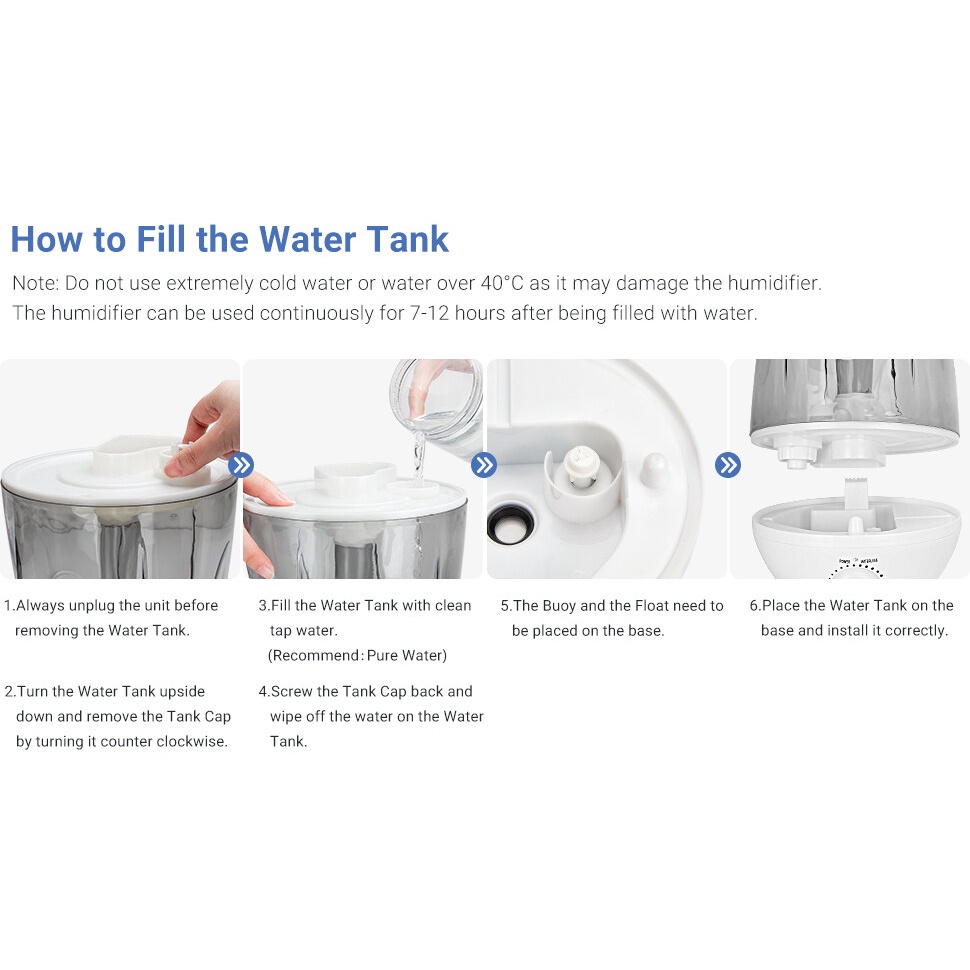 Inkbird เครื่องฟอกอากาศความชื้น 220V 4 ลิตร สําหรับสัตว์เลื้อยคลาน เห็ด สมุนไพร ไววาเรียม - รูปที่ 7