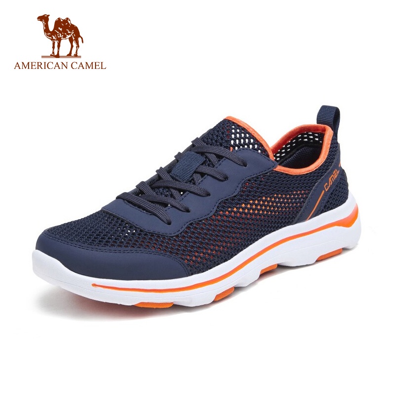 American CAMEL รองเท้ากีฬาลําลอง ผ้าตาข่าย ระบายอากาศได้ดี น้ําหนักเบา เหมาะกับฤดูร้อน สําหรับผู้ชาย