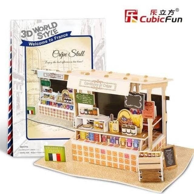 Cubicfun 3D Puzzle World Style France Series - แผงเครป