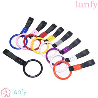 LANFY สายรัดข้อมือ JDM ติดตั้งง่าย ทนทาน สีเงิน และสีดํา สําหรับกันชนหลังรถยนต์