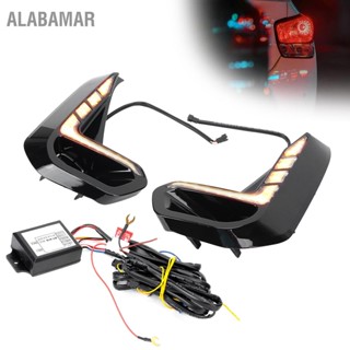 ALABAMAR DC 12V LED Daytime Running Light เปลี่ยนหลอดไฟเลี้ยวสว่างสำหรับ Hilux REVO 2020-2021