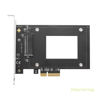 Fun อะแดปเตอร์ฮาร์ดไดรฟ์ U 2 เป็น PCIE PCI Express X4 X8 X16 เป็น U 2 SFF-8639 NVMe SSD PCIE 4 0