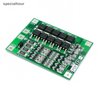 Specialhour^^ บอร์ดป้องกันลิเธียม 4S 40A 18650 สําหรับมอเตอร์สว่าน 14.8V 16.8V