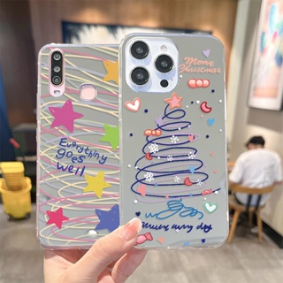 เคสโทรศัพท์มือถือนิ่ม แบบใส ลาย Merry Christmax X-Max สําหรับ Oppo A98 A78 A77 A76 A83 A91 A92 A96 A54 A53 A16 A15 A12 A31 A5 A9 F9 F11 Reno 8 Pro 2F 3 4Z 5 6 7Z 8Z 8T 5G เคสซิลิโคน | J049