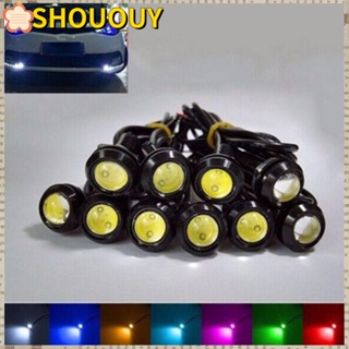 SHOUOUY หลอดไฟตัดหมอก Eagle Eye DRL ขนาด 18 มม. สําหรับรถยนต์