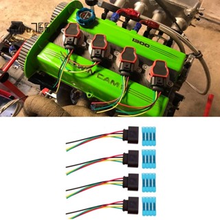 ปลั๊กสายไฟเชื่อมต่อคอยล์ สําหรับ Audi A3 A4 A5 A6 TT VW Passat Jetta 1J 4 ชุด0973724 1j0998724