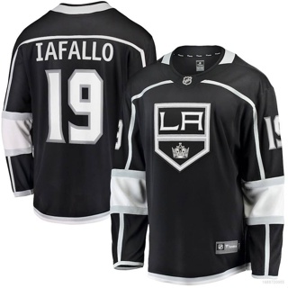 Qy NHL เสื้อแขนยาว พลัสไซซ์ ลาย Los Angeles Kings Home Jersey Iafallo Brown