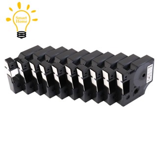 ริบบิ้นฉลาก สีดําบนพื้นขาว สําหรับ Dymo D1 45013 160 210 450 280 10 ชิ้น