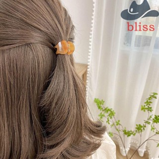 BLISS Acetate กิ๊บติดผมหางม้า ขนาดเล็ก สไตล์เกาหลี สําหรับปาร์ตี้