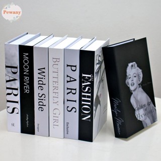 PEWANY โมเดลหนังสือปลอม แบบเปิดได้ หรูหรา สําหรับตกแต่งห้อง