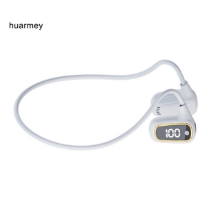 Huarmey หูฟังไร้สาย บลูทูธ 53 CVC หน้าจอดิจิทัล LED ตัดเสียงรบกวน ความเที่ยงตรงสูง สําหรับวิ่ง