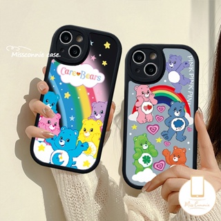 เคสโทรศัพท์มือถือแบบนิ่ม ลายหมี Doodle Rainbow สําหรับ Redmi A1 10C 12C 10A 9 9A 9T 9C 10 Note 8 11Pro + 10s 9s 11s 11 9 10 K40s 10 Pro POCO X3 NFC Pro M3 F4 Mi 12 11T 11 Lite ฝาหลัง