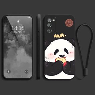 เคส Samsung Note 20 ป้องกันกล้อง lucky happy panda นิ่ม ป้องกันการลื่นไถล เคสโทรศัพท์