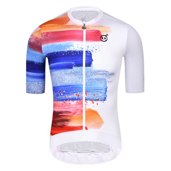 Monton 2022 SKULL MONTON MENS CYCLING JERSEY แปรงทาสี