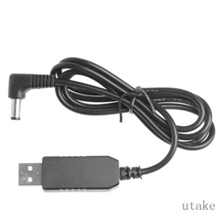 Utake สายชาร์จ USB A เป็น DC 5 5 มม. 5V 39 37 ยาว 1 ม. ชาร์จเร็ว สําหรับ DC Con