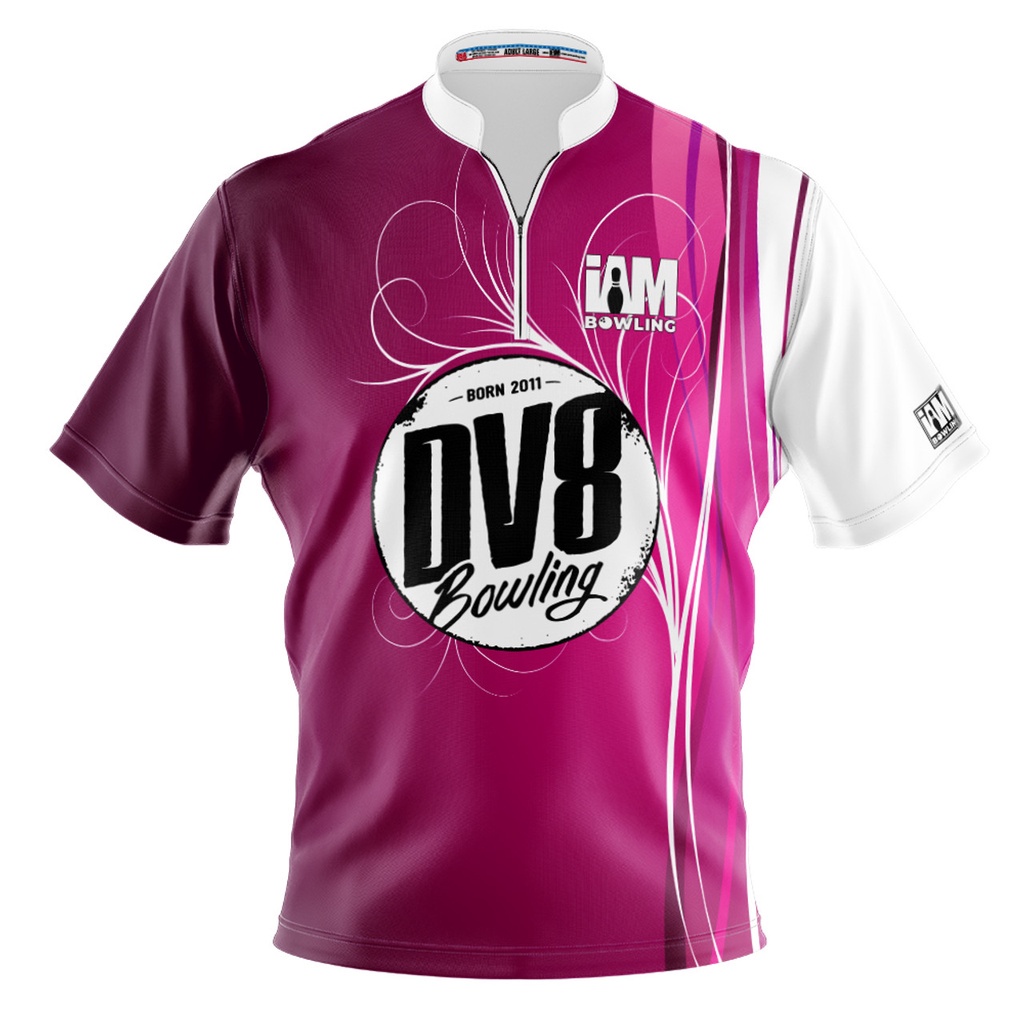 Jersey บอลลิง DV8 DS ออกแบบ 2104-DV8 คอปุ๊กลำลอง ปรับแต่งได้เอง