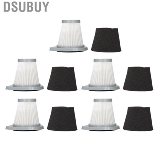 Dsubuy High Efficiency Particulate Air Filter  Vacuum Cleaner 5 Set Dust Reducing Durable for Cleaning