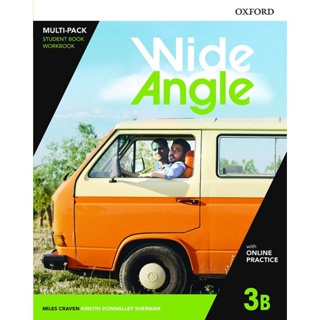 (Arnplern) : หนังสือ Wide Angle American 3B : Student Book+Workbook with Online Practice (P)