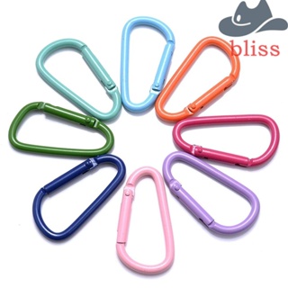 BLISS คลิปตะขอพวงกุญแจ คาราบิเนอร์ โลหะ ขนาด 45x24 มม. สําหรับตั้งแคมป์กลางแจ้ง DIY