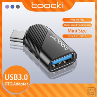 Toocki อะแดปเตอร์แปลง OTG 5Gbps Type เป็น USB3.0 สําหรับอุปกรณ์ Type C ส่วนใหญ่