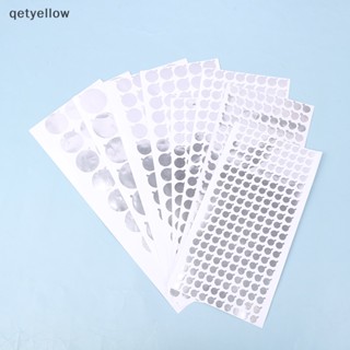 Qetyellow สติกเกอร์ฟอยล์อลูมิเนียม ปิดปากหลอดนิ่ม 2 ชุด TH