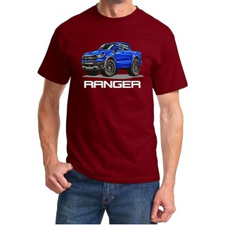 เสื้อยืด พิมพ์ลายการ์ตูนรถบรรทุก Ford Ranger สไตล์คลาสสิก 2021